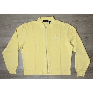 Vintage The Ritz-Carlton Laguna Niguel Embroidered Full Zip Jacket Yellow Size M